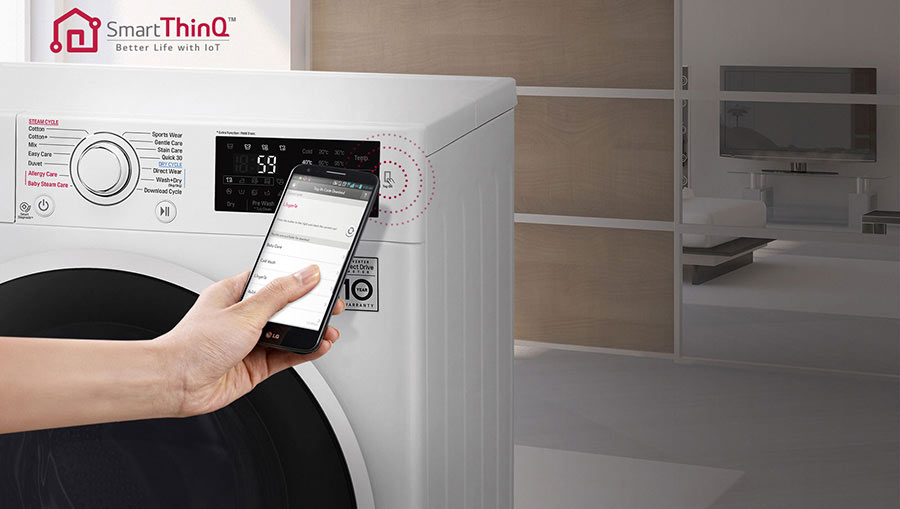 سیستم عیب یاب هوشمند در ماشین لباسشویی WM-743